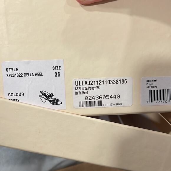 Ulla Johnson Della Heels in Poppy - Picture 7 of 8